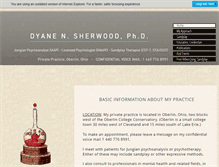 Tablet Screenshot of dyanesherwood.com